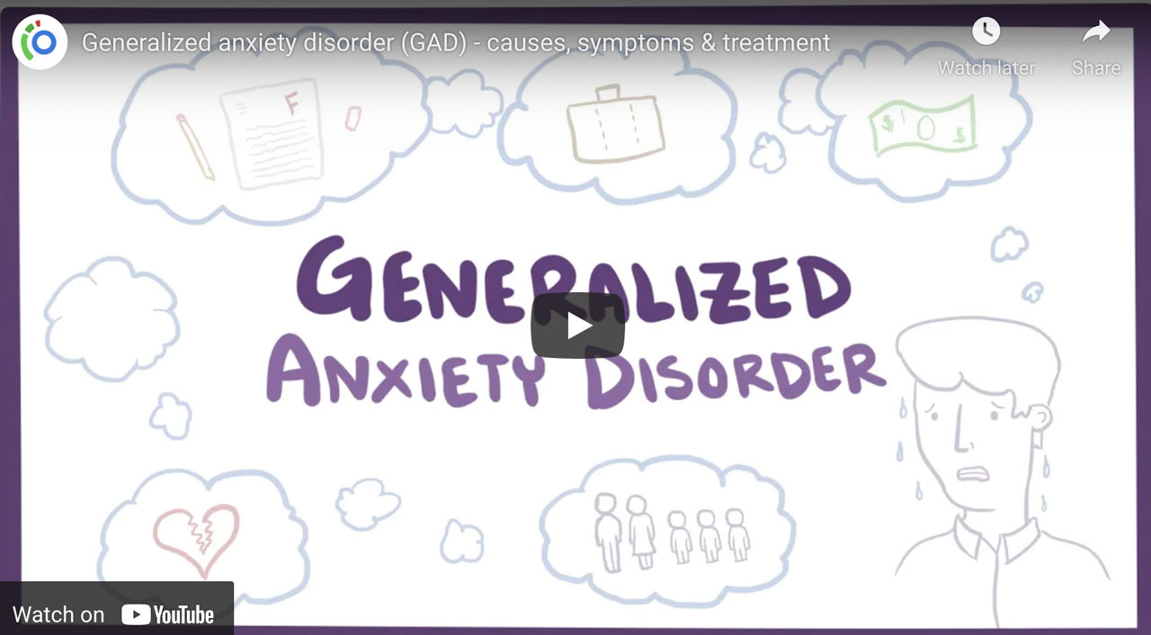 What is New York Home Care agency Caring Professionals resource center - video on generalized anxiety disorder